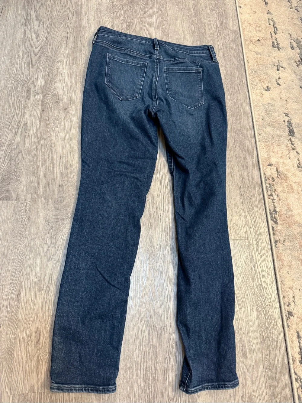 Athleta Jeans Womens Sculptek Skinny Dark Blue Stretch Denim Size 8 RN #54023